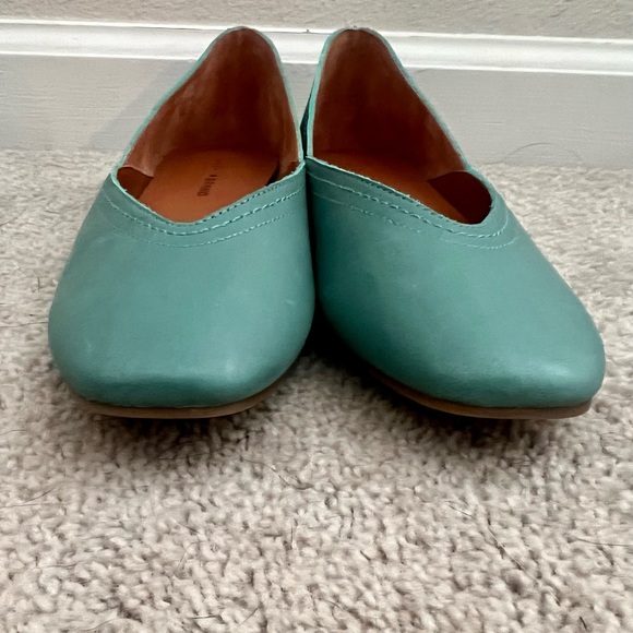 Women’s Lucky Brand Teal Ballet Flats, 7.5 - Picture 4 of 7